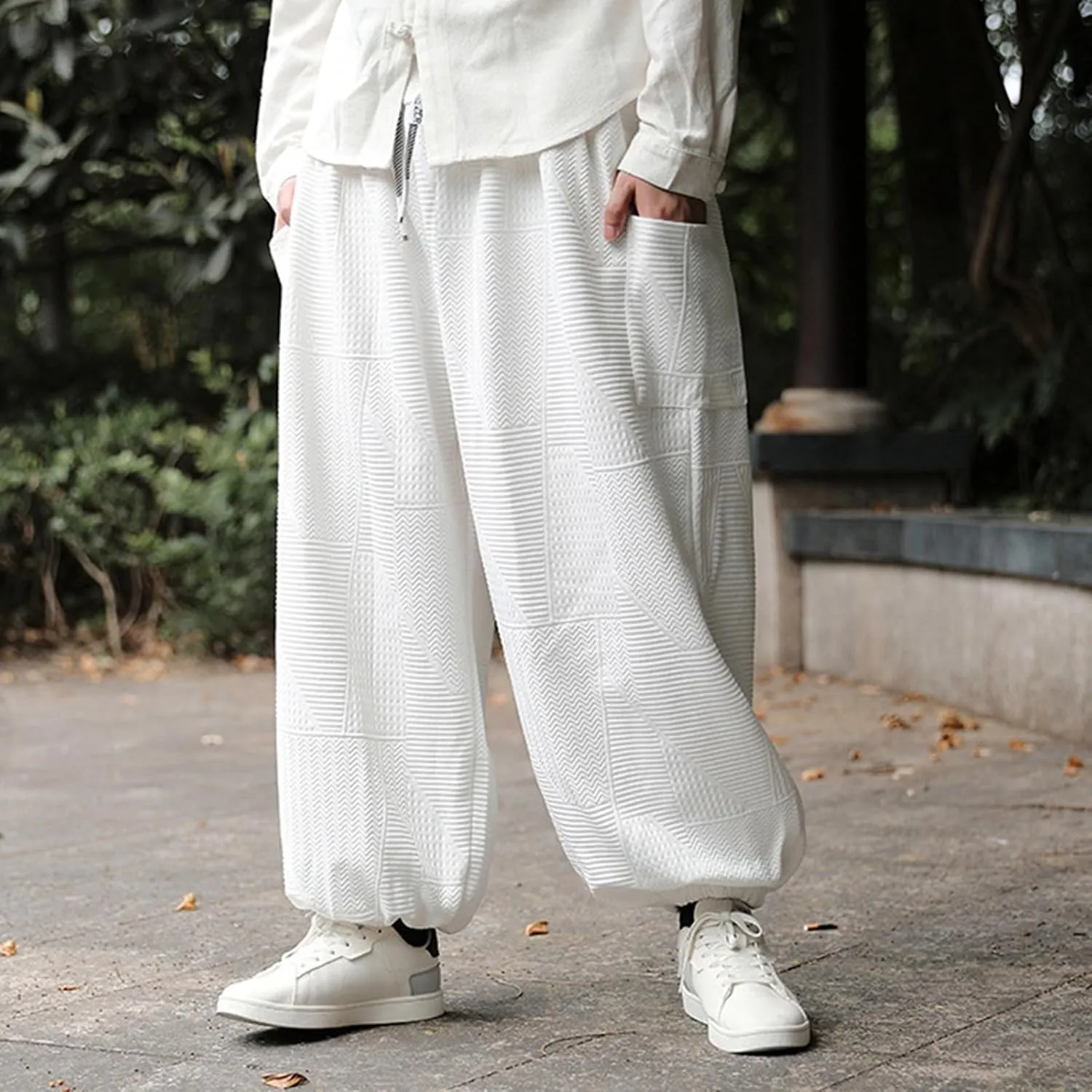 2023 Men's Baggy Sweatpants Plus Size Lightweight Joggers Stylish Hiking Pants Track Running Workout Trousers Soft Sweatpant
