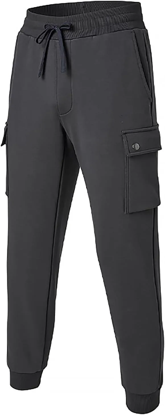 2023 Men's Sweatpants Plus Size Lightweight Exercise Pants Running Workout Sports Trousers Stylish Soft Joggers Pant Bottoms