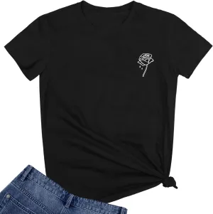 BLACKOO Women Cute T Shirt Juniors Graphic Tops