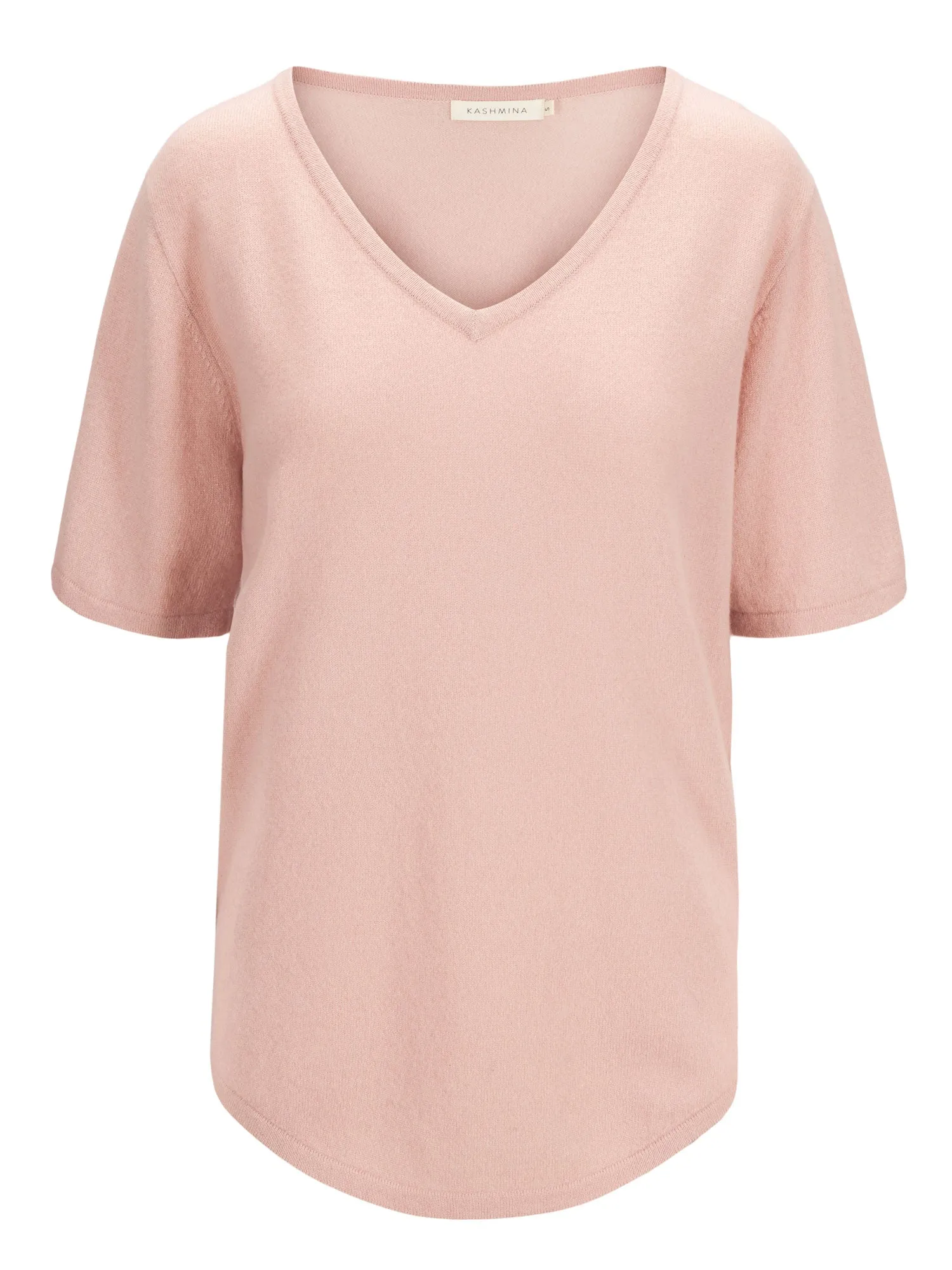 Cashmere T-shirt "Iben" - rose glow