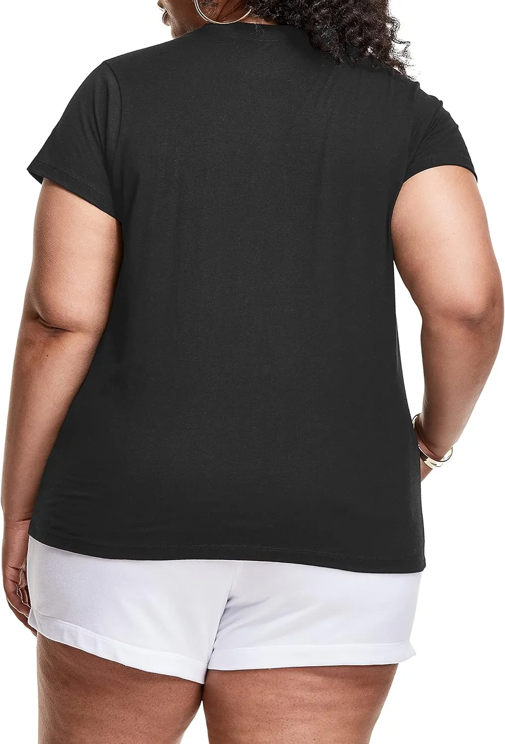 Champion Women's T-shirt, Classic Short Sleeve T-shirt, Lightweight Tee for Women, Script Logo (Plus Size Available)