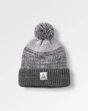 Crag Recycled Bobble Hat - Charcoal/Stone Crag Recycled Bobble Hat - Charcoal/Stone