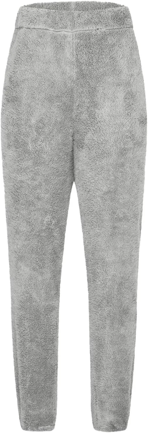 FZVYD Women's Velour Pants Soft Velvet Sweatpants Warm Straight Leg Athletic Track Casual Lounge Joggers Trousers 2025