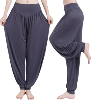 Harem Pants Women High Waist Yoga Pants Elastic Soft Modal Sports Pants 2025 Summer Loose Comfy Joggers Trousers