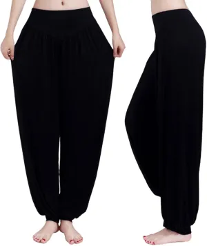 Harem Pants Women High Waist Yoga Pants Elastic Soft Modal Sports Pants 2025 Summer Loose Comfy Joggers Trousers