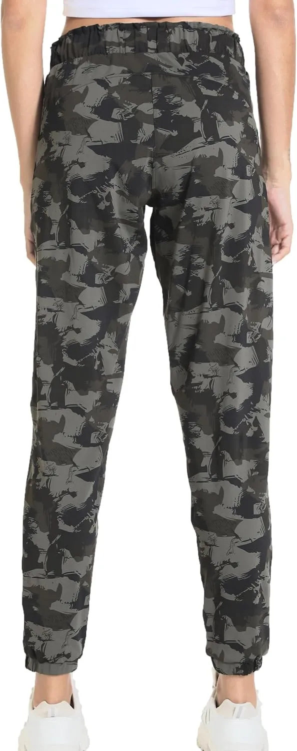 Kcutteyg Womens Joggers with Pockets, Lightweight Quick Dry Athletic Workout Soft Pants for Gym, Yoga, Running