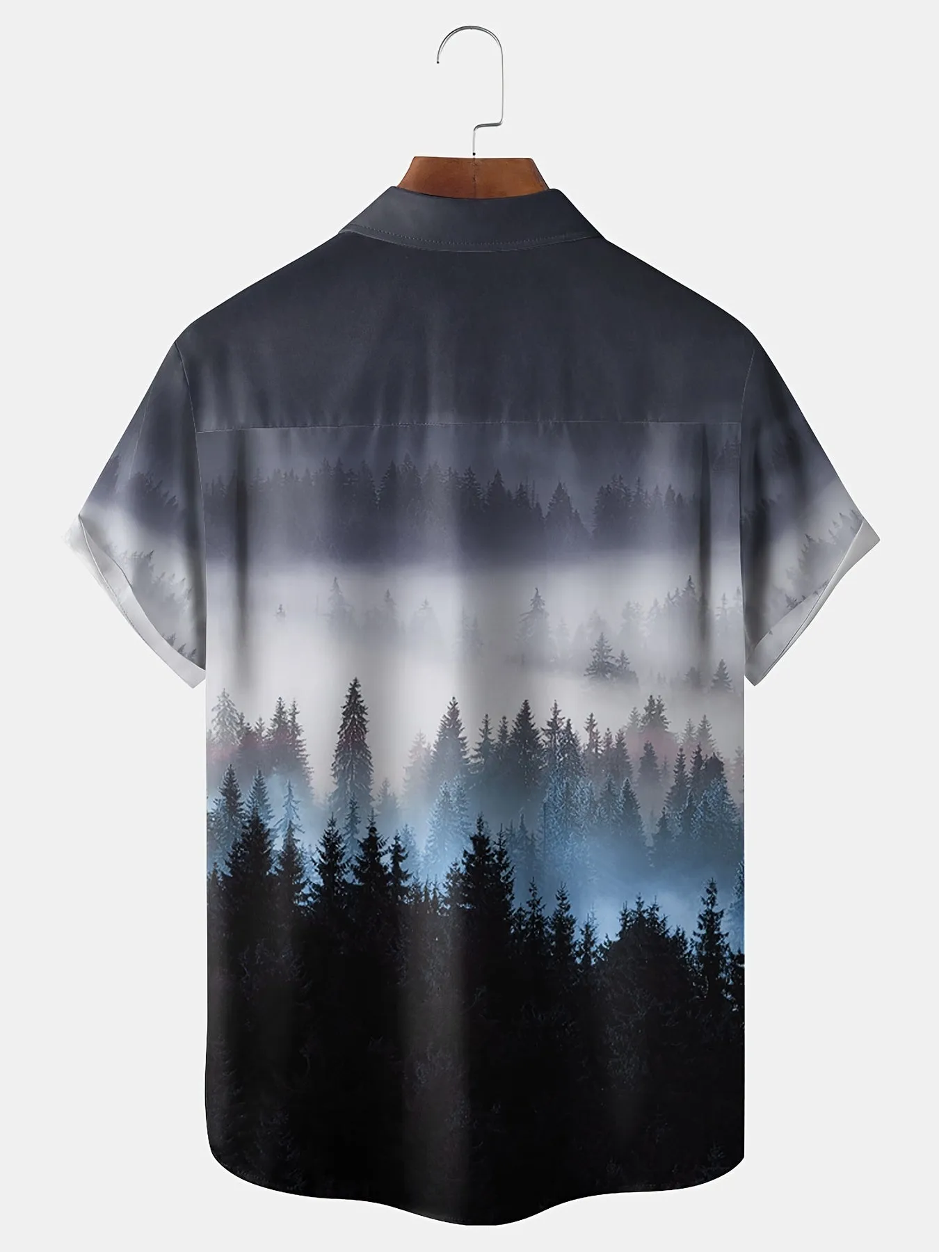 Men's Casual Button Down Short Sleeve Shirt