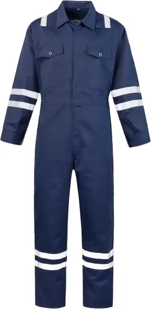 Men's Work Coverall High Visibility Overalls Mechanics Coveralls Workwear Jumpsuit with Multi Pockets Men's Work Coverall High Visibility Overalls Mechanics Coveralls Workwear Jumpsuit with Multi Pockets