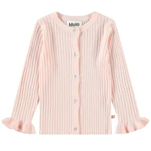 MOLO Gavi Charlotte Pink Ruffle Cardigan