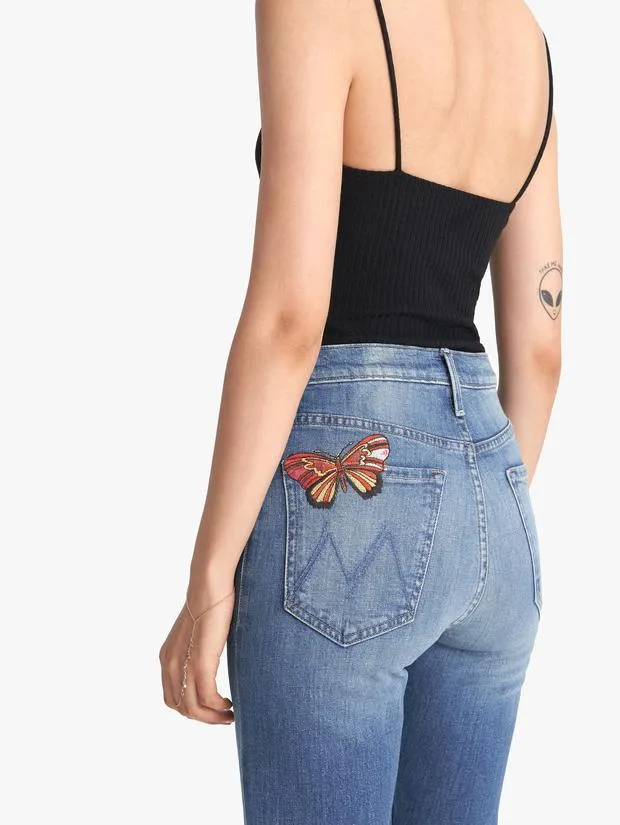 Mother Denim - The Tripper Flare Jeans in Wander Dust: Optimal E-commerce Title in English with Modifiers