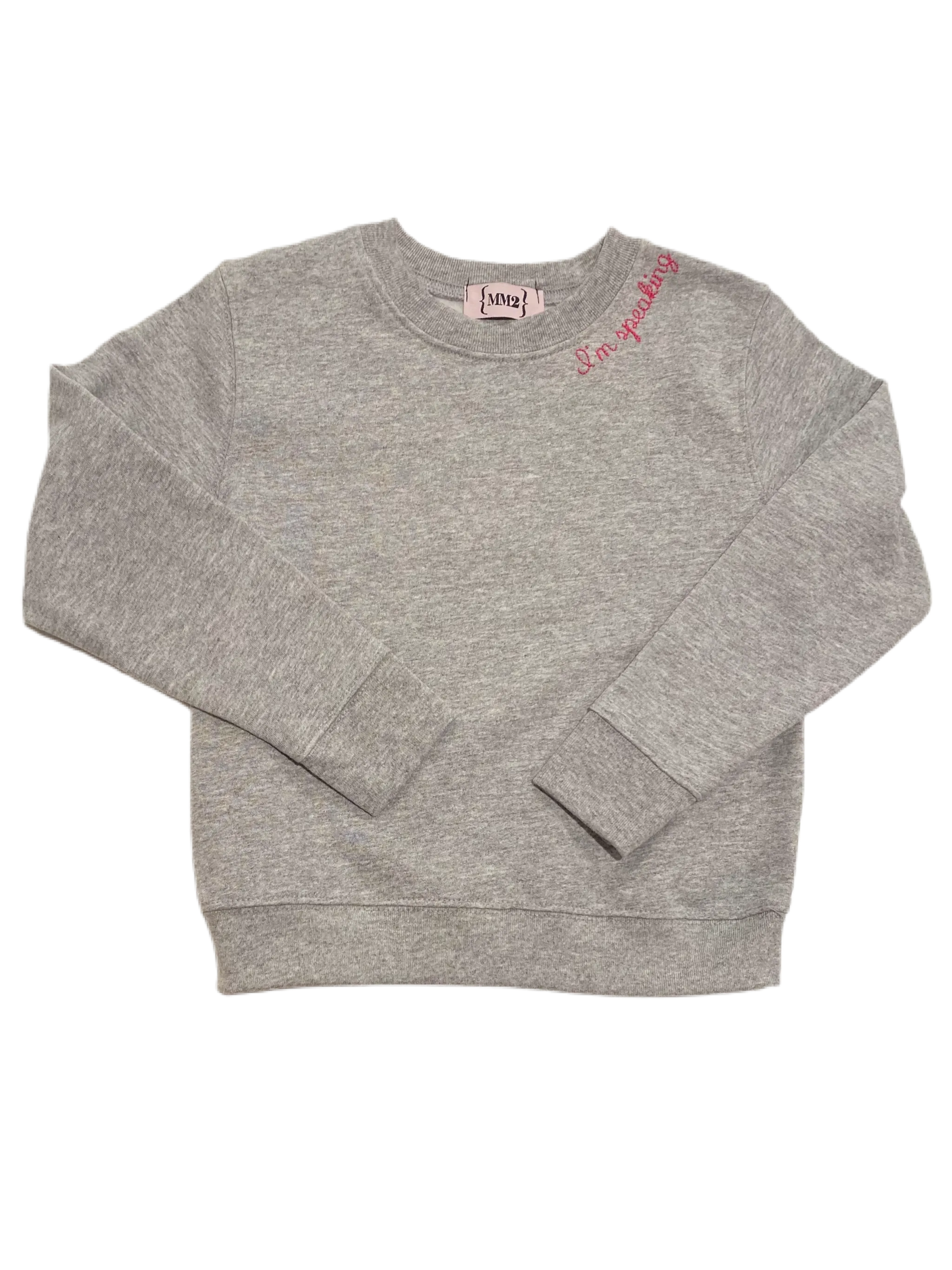 Our favorite UNISEX sweatshirts custom embroidered with school, sorority, club, city, state or anything you want!