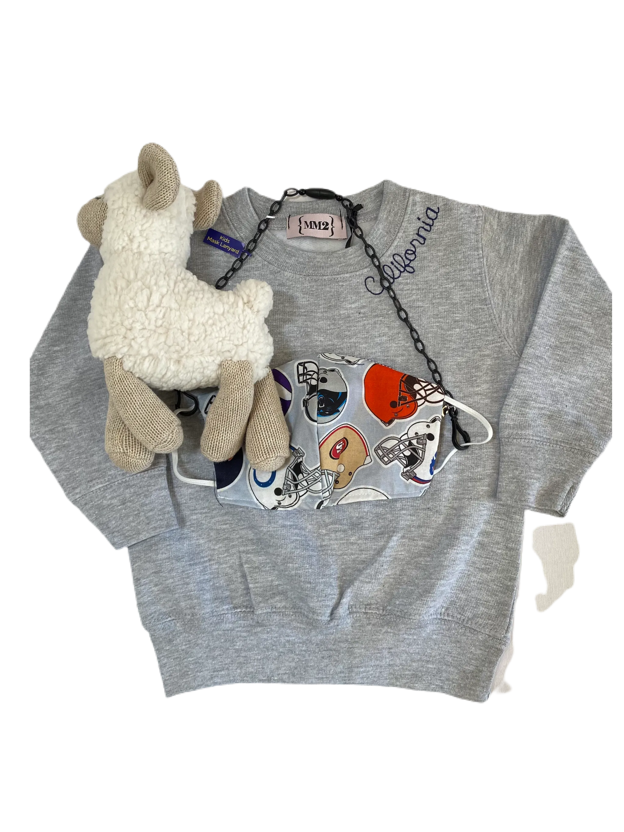 Our favorite UNISEX sweatshirts custom embroidered with school, sorority, club, city, state or anything you want!