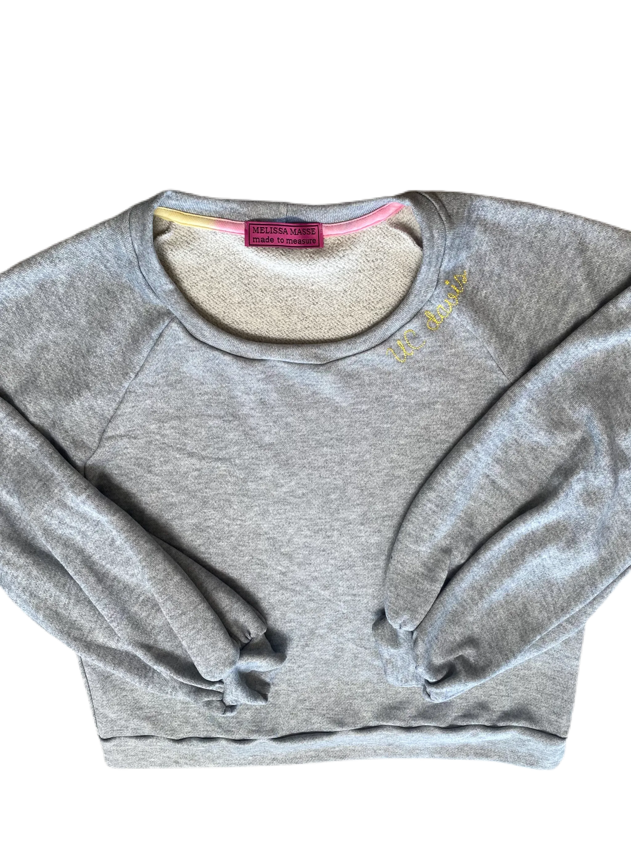 Our favorite UNISEX sweatshirts custom embroidered with school, sorority, club, city, state or anything you want!