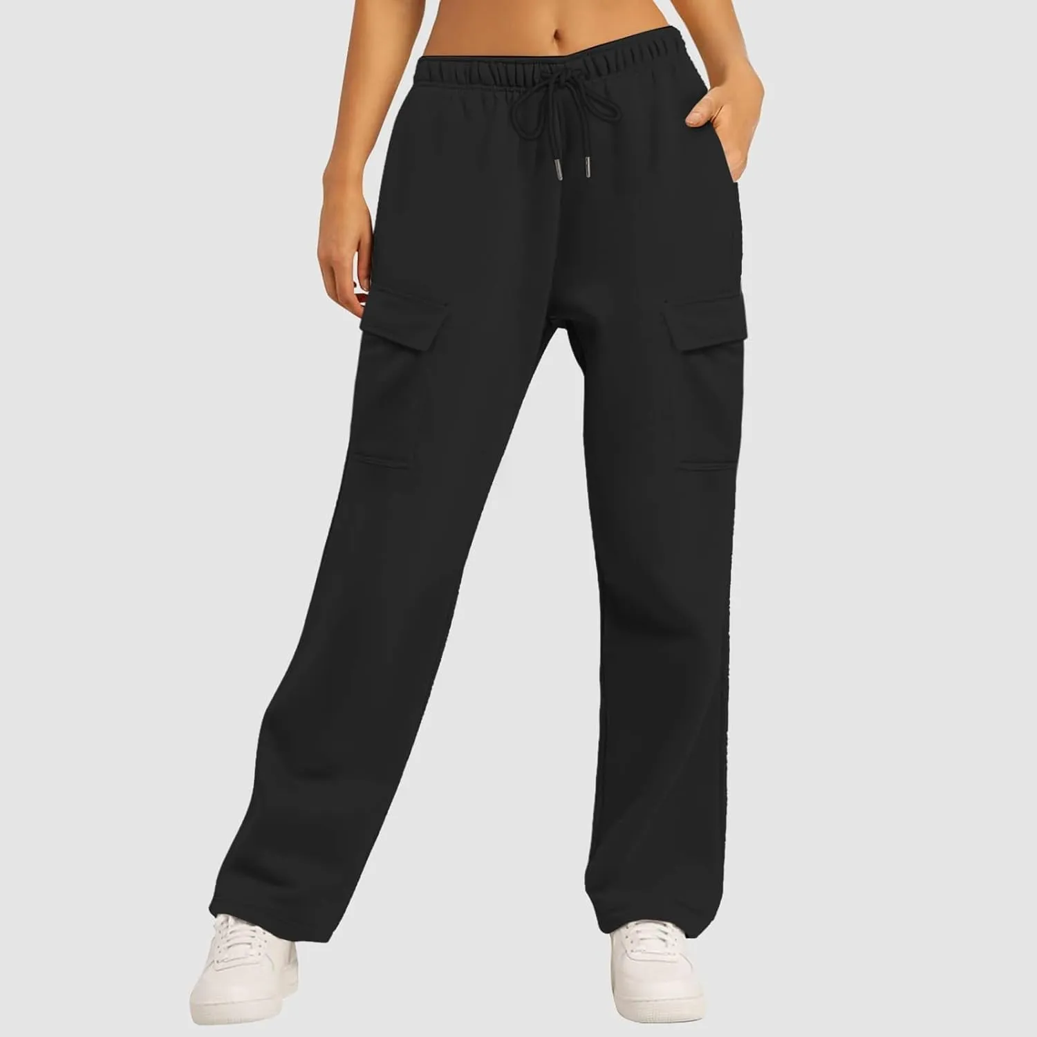 Pants for Women Baggy High Waisted Sweatpants Casual Pants with Pockets Soft