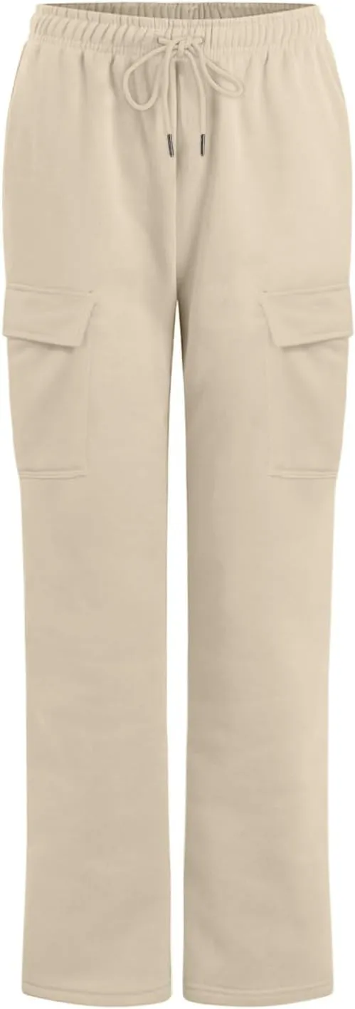 Pants for Women Baggy High Waisted Sweatpants Casual Pants with Pockets Soft
