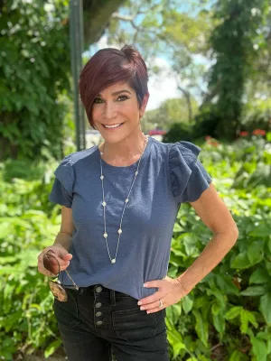 Ruffle My Feathers SS Tee-2 Colors