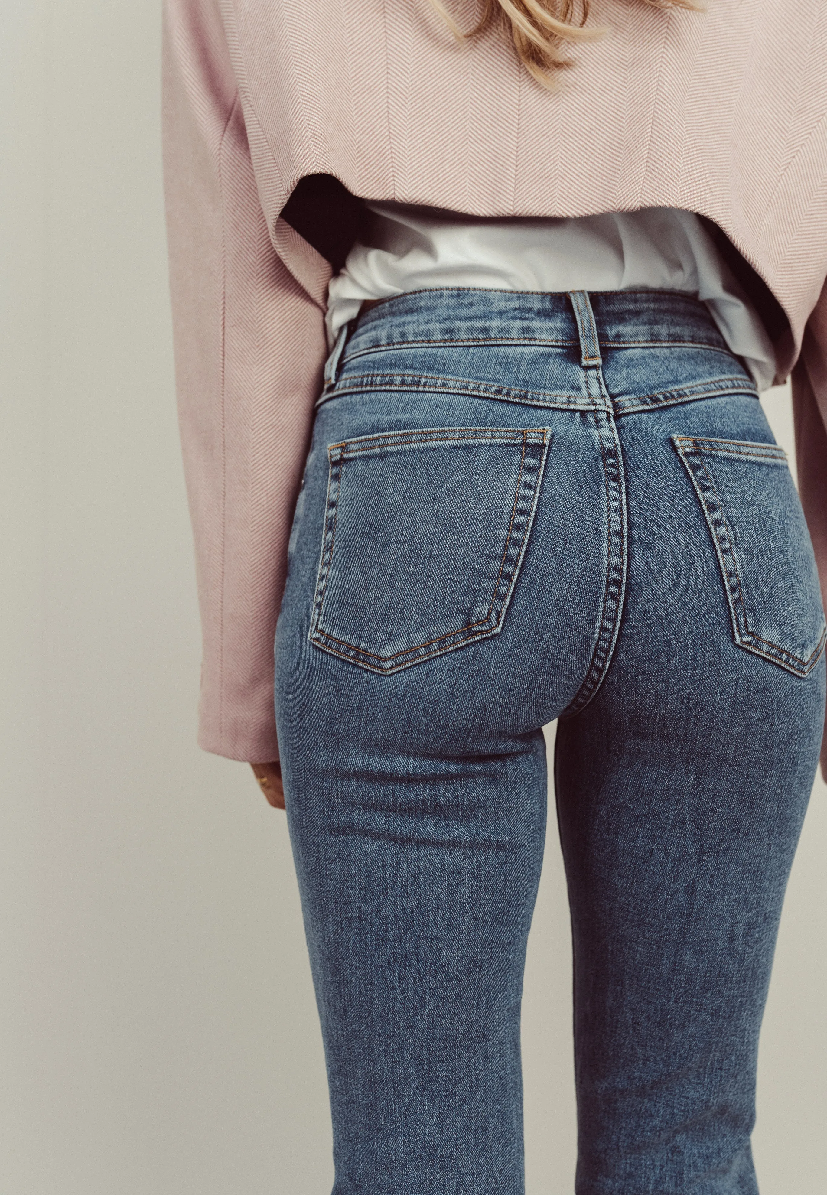 SALE - WHITNEY Mom Jeans in Blue