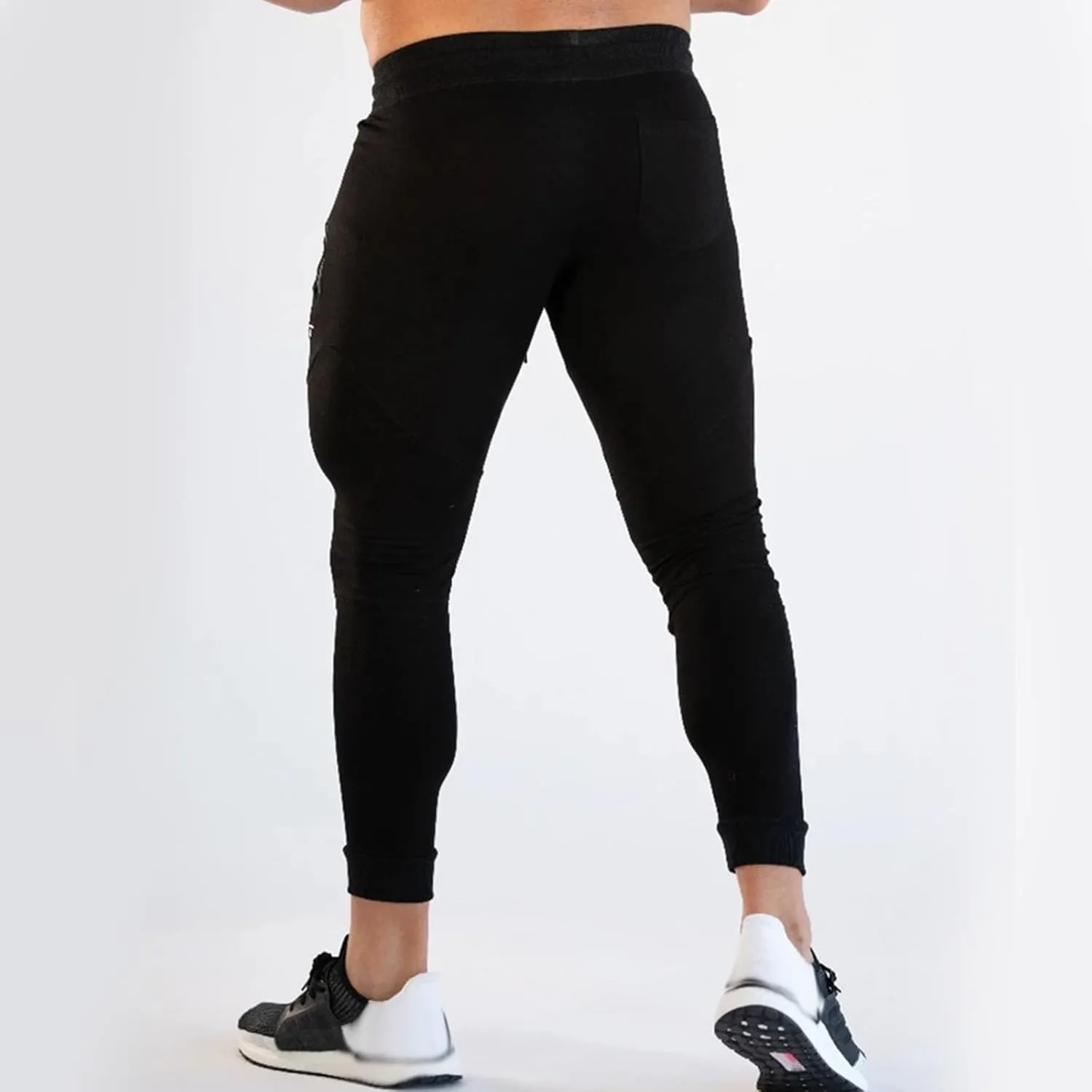 Sports Men's Tights Pants Stretchy Yoga Pants Slim Fit Sport Pant Drawstring Workout Trousers Soft Running Pants