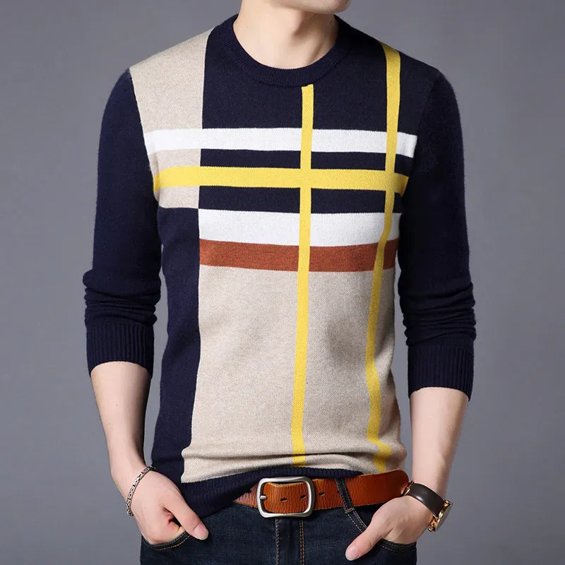 Spring and autumn casual handsome sweater