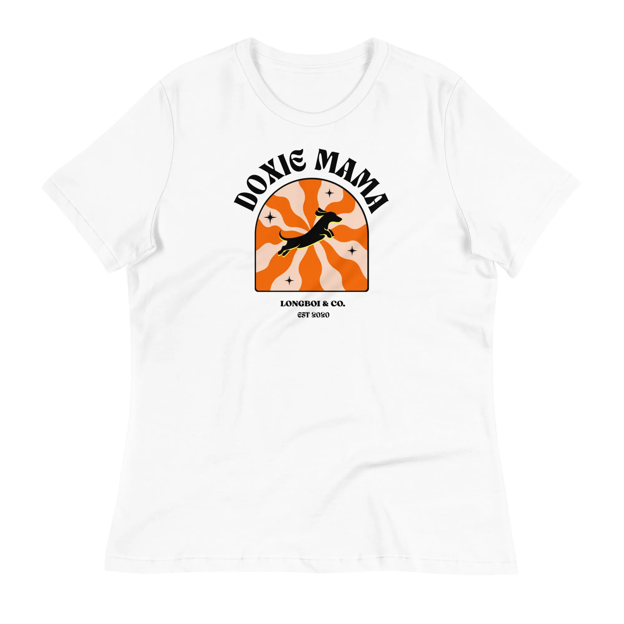Wavy Doxie Mama Relaxed Fit Tee
