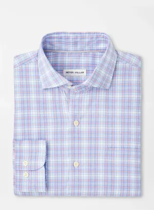 Windermere Crown Lite Cotton-Stretch Sport Shirt Blue Poppy