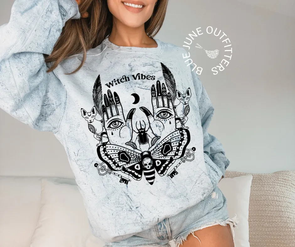 Witch Vibes | Comfort Colors Color Blast Sweatshirt