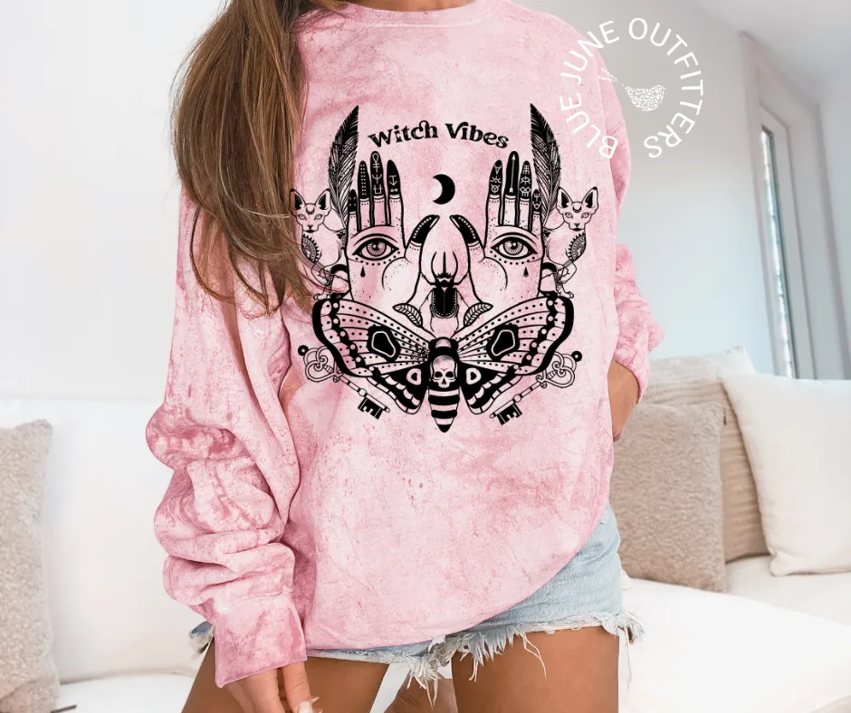 Witch Vibes | Comfort Colors Color Blast Sweatshirt